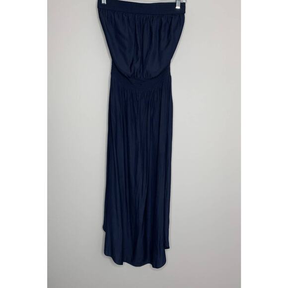 Ramy Brook Bamboo Tube Dress Knee Length Womens XS Blue - Picture 4 of 16